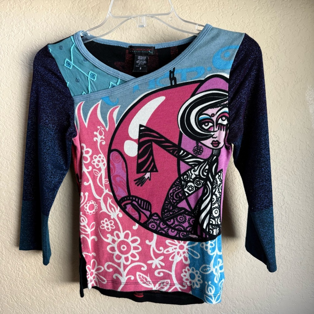 RARE Custo Barcelona Vintage Y2K Top